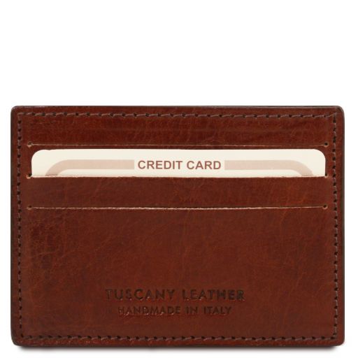 Exclusive leather credit/business card